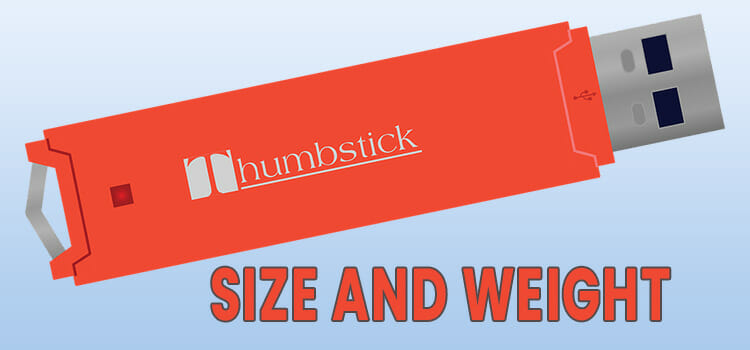 Size and Weight of a Thumb Drive