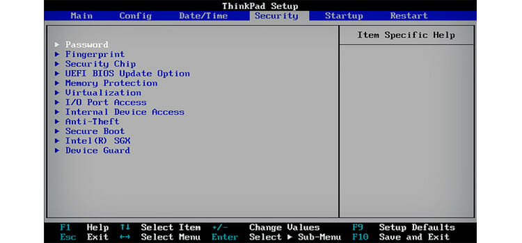 What Can You Control in the Bios System