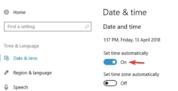 in the Date & time section, you have to select the Set time automatically option and turn it off