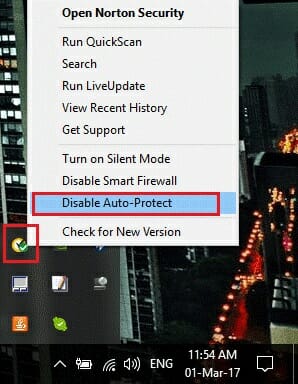 right-click on it and select Disable from the menu
