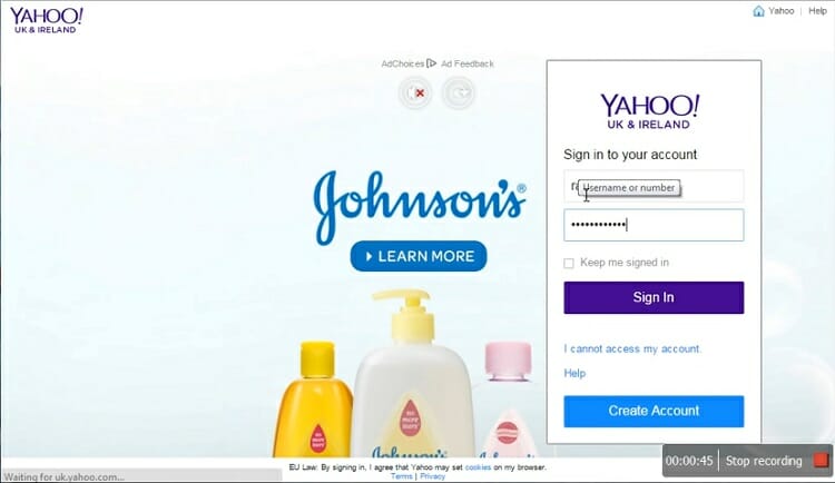 Create Yahoo Account