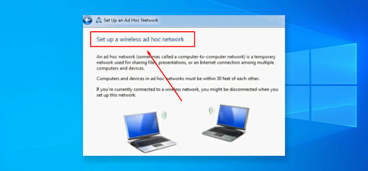 How to connect two Computers Wirelessly without Internet