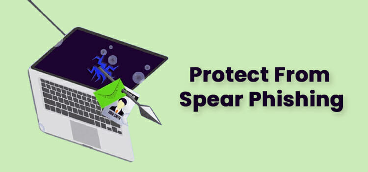 What helps protect from spear phishing