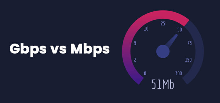 Gbps vs Mbps