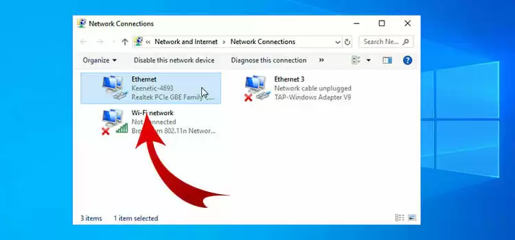 How to Change Ethernet Connection
