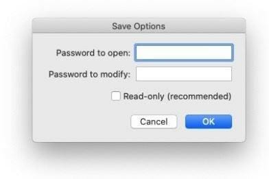 Select the Options tab