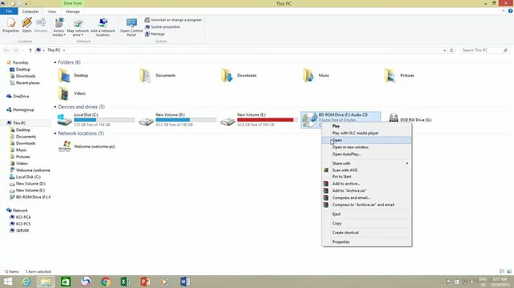 go to ‘This PC’ of Windows 10 or ‘My Computer’ of older versions and check out the CD drive