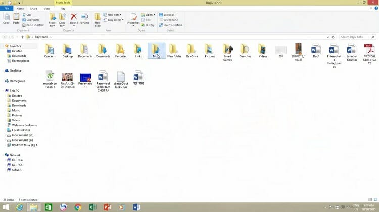 To see the ripped files, go to your music folder under drive(C)