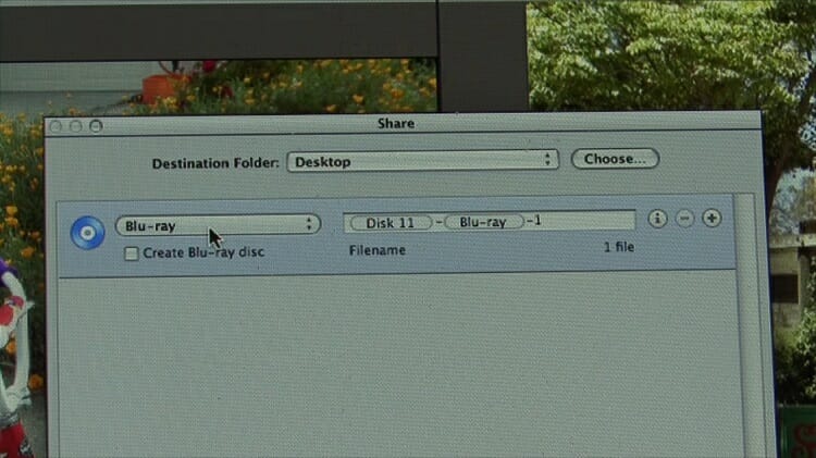 「Blu-ray(BDMV)ディスクを作成する」という画面からオプションを選択します。
