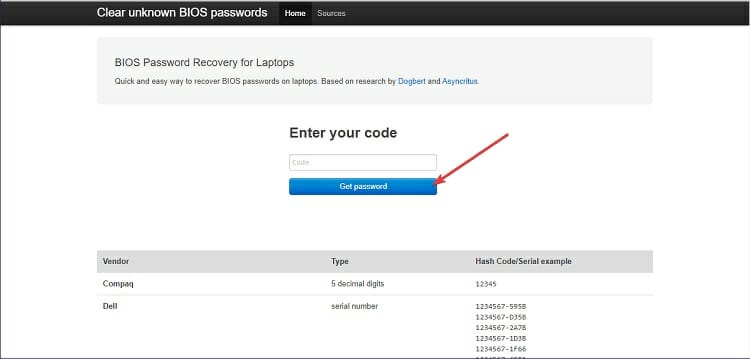 Use the BIOS Password for the Backdoor