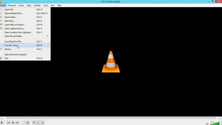 Open your VLC player