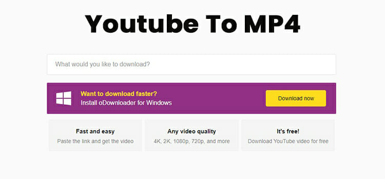 Youtube to mp4 4k