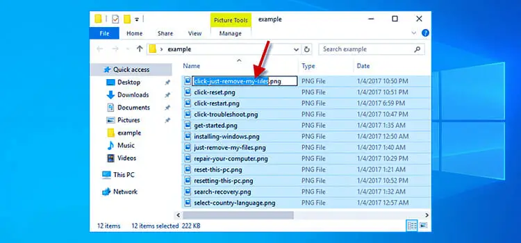 How to rename multiple files at once with different name
