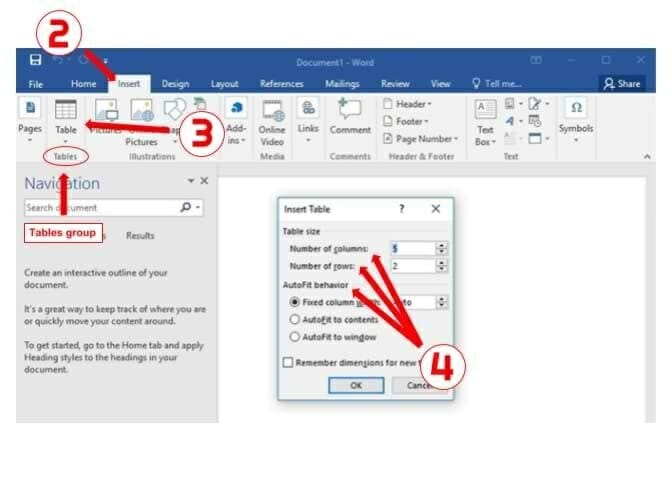 Import Excel Data into a Word Table