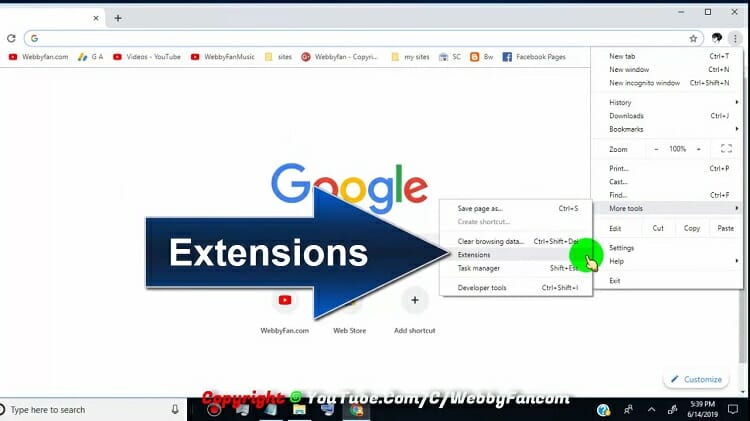 see the ‘Extensions’ option; click here.