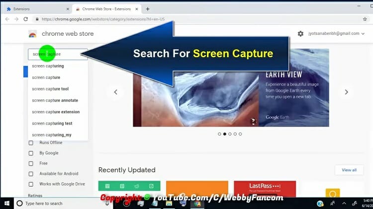 search for ‘screen capture’