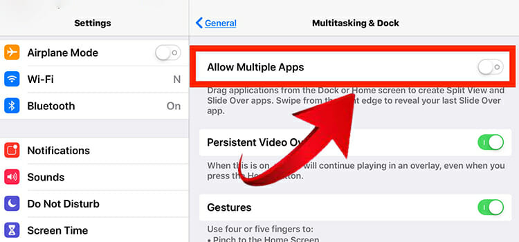 How to Disable Turn off Split Screen in Safari