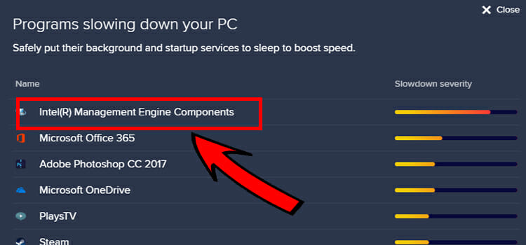 Intel Management Engine Components Slowing Down PC