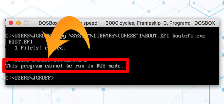 How to Fix When This Program Cannot Be Run in Dos Mode
