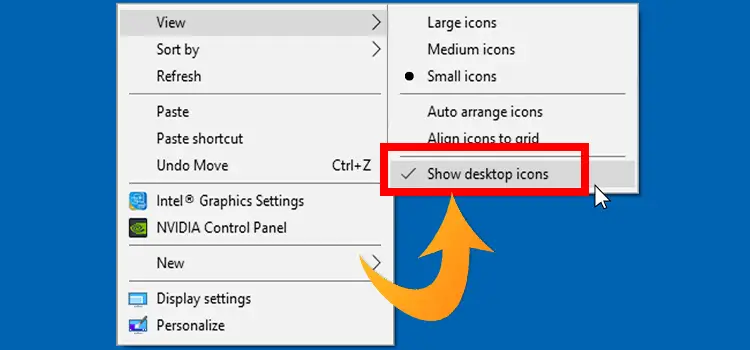How to Show Desktop Icons