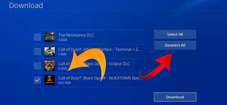 How to Delete DLC on PS4