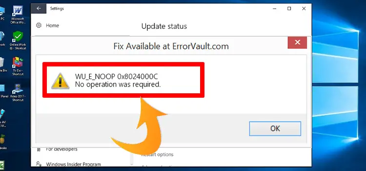 How to Fix Windows Update Error 0x8024000C
