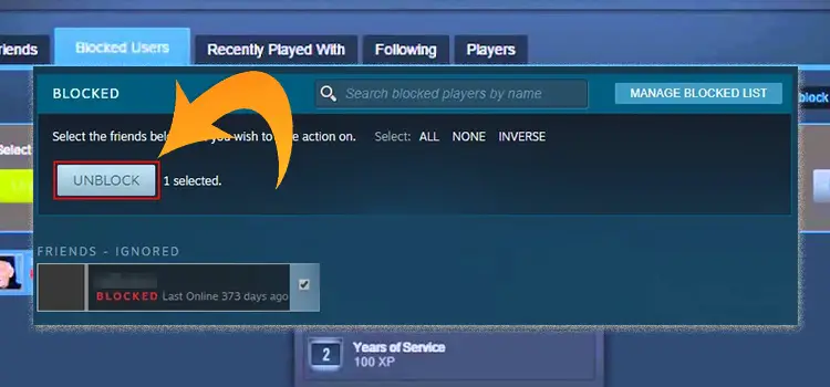 How to Unblock Someone on Steam