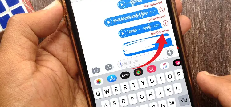 imessage voice message not working