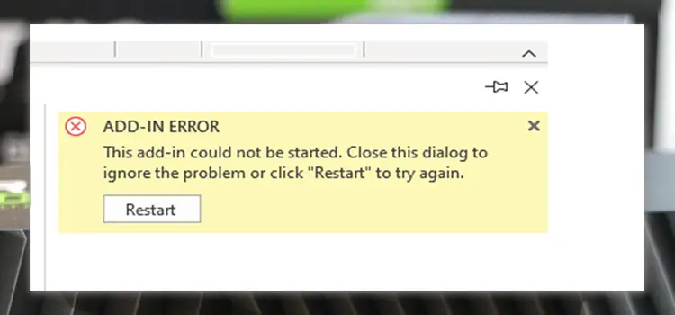 Outlook Avast Add-in Error