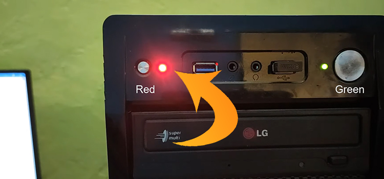 What Does the Red Light on My Computer Tower Mean?