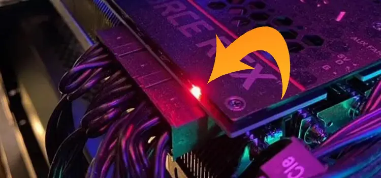 Red Light on Graphics Card