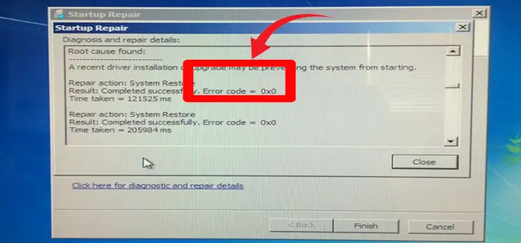 Error Code 0x0 Windows 7 Startup Repair