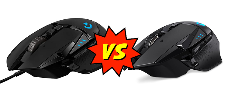 Logitech G502 vs G502 Hero