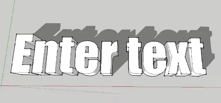 How to Edit 3D Text in Sketchup | Easy Guide