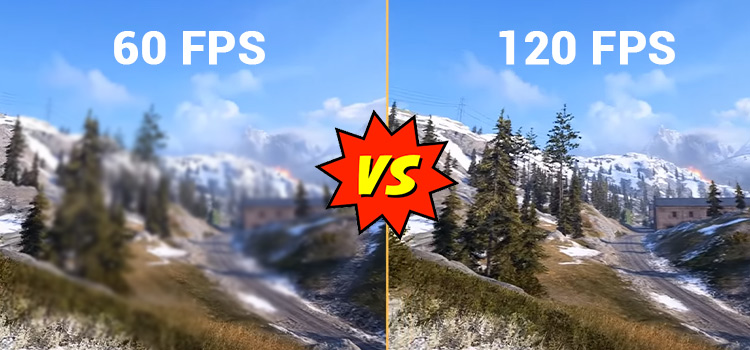 60 FPS vs 120 FPS