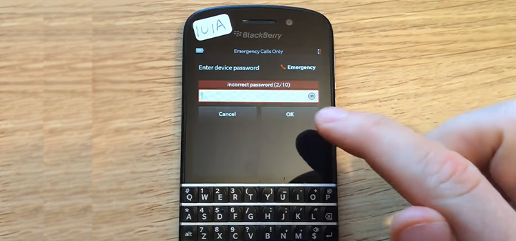 How to Bypass Blackberry Password without Wiping