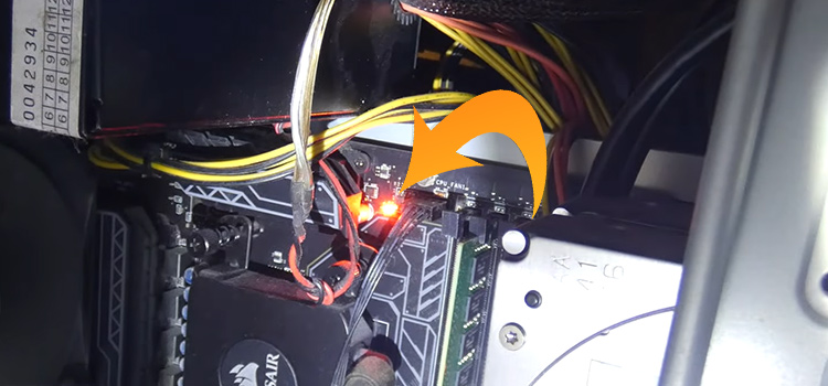 motherboard red light no display