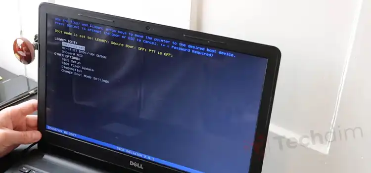 Computer Stuck on Dell Screen