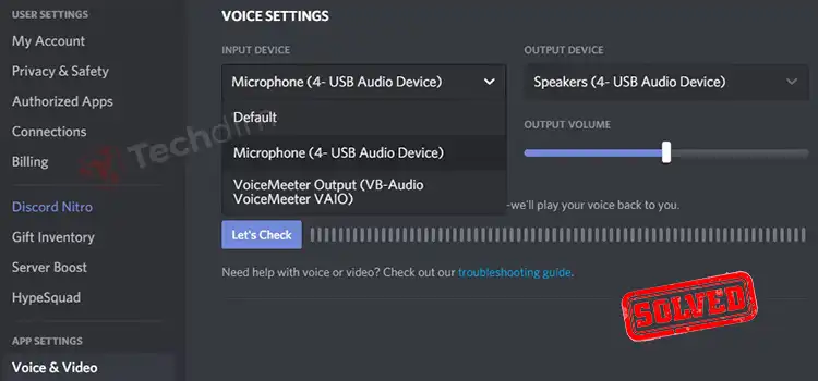 Discord Not Picking up Mic