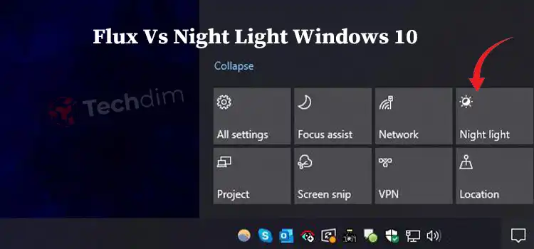 Flux vs Night Light Windows 10