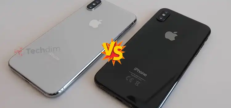 iPhone silver vs space gray