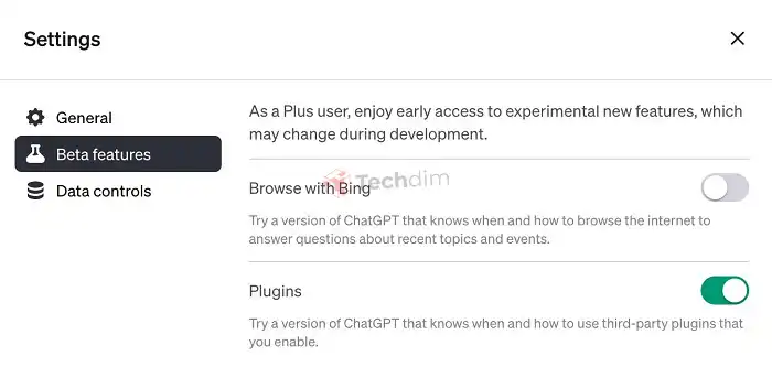 Enable Plugin Access for ChatGPT Plus