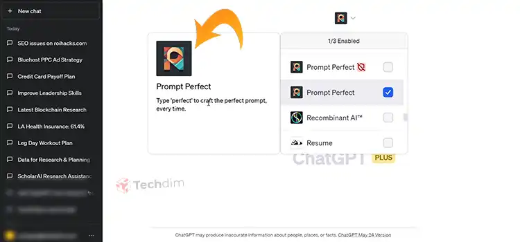 How to Use ChatGPT Prompt Perfect Plugin