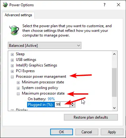 processor power management