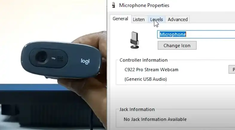 logitech webcam c920e microphone not working windows 10